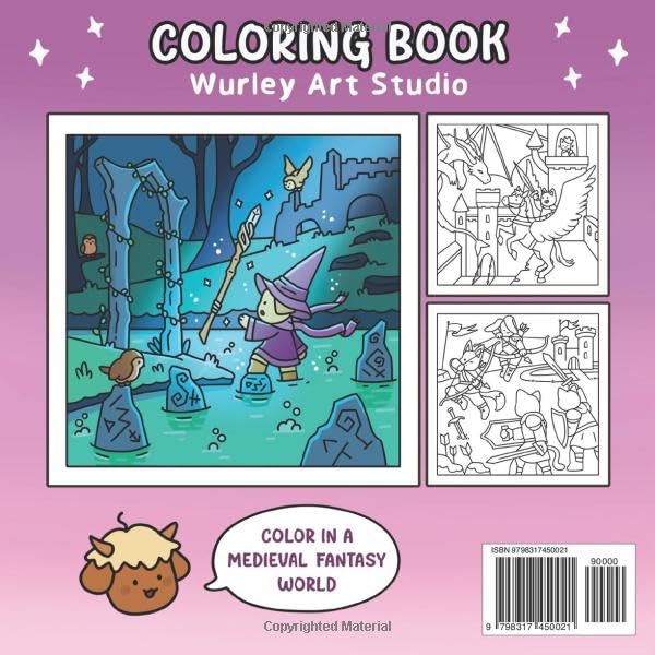 Kingdom Life: Cute and Cozy Coloring Book Majosta