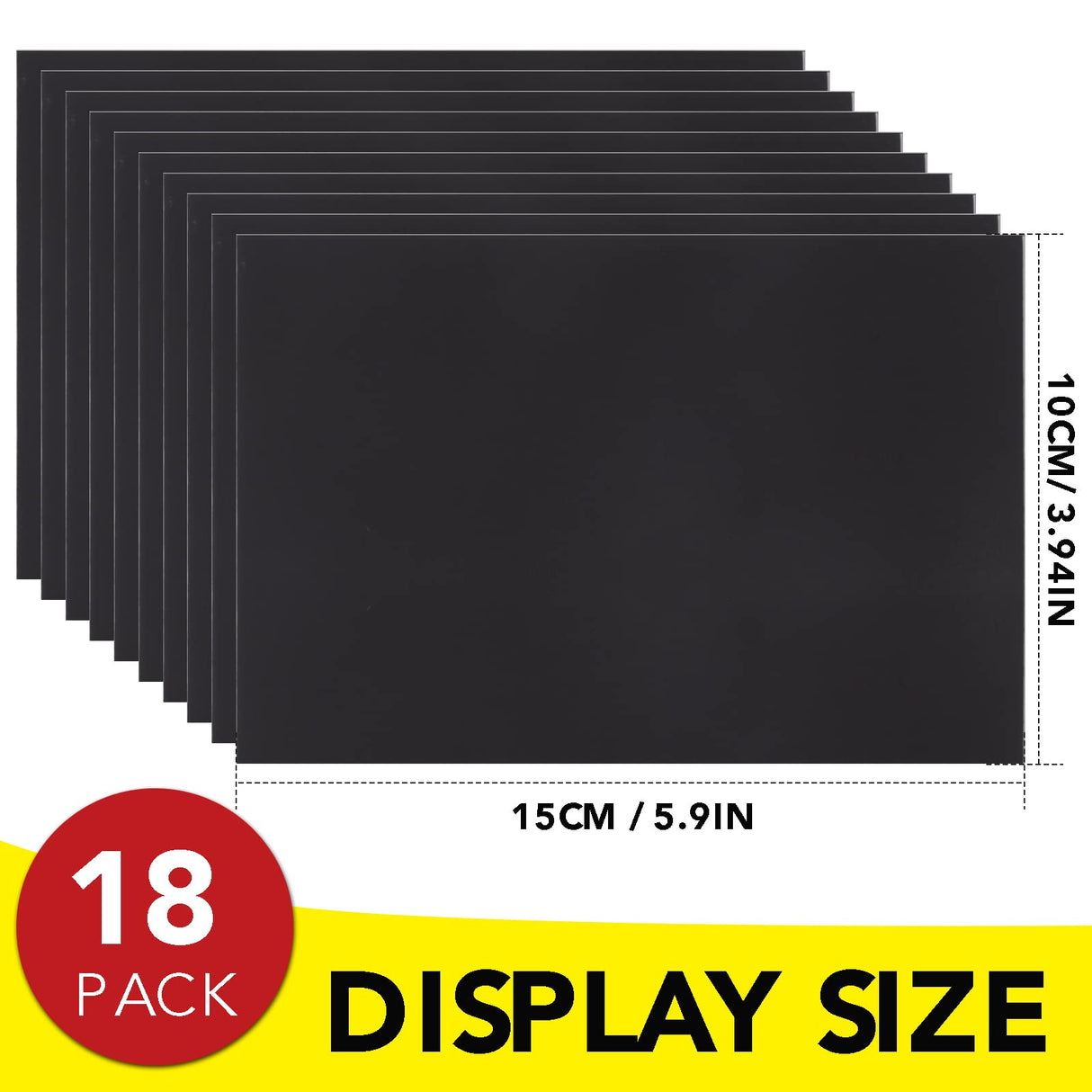 DIYMAG Adhesive Magnetic Sheets, |4" x 6"| 18 Packs, Flexible Magnet Sheets with Adhesive for Crafts, Photos and Die Storage, Easy Peel and Stick, Easy to Cut into Any Shape/Size (4" x 6"-18P) DIYMAG