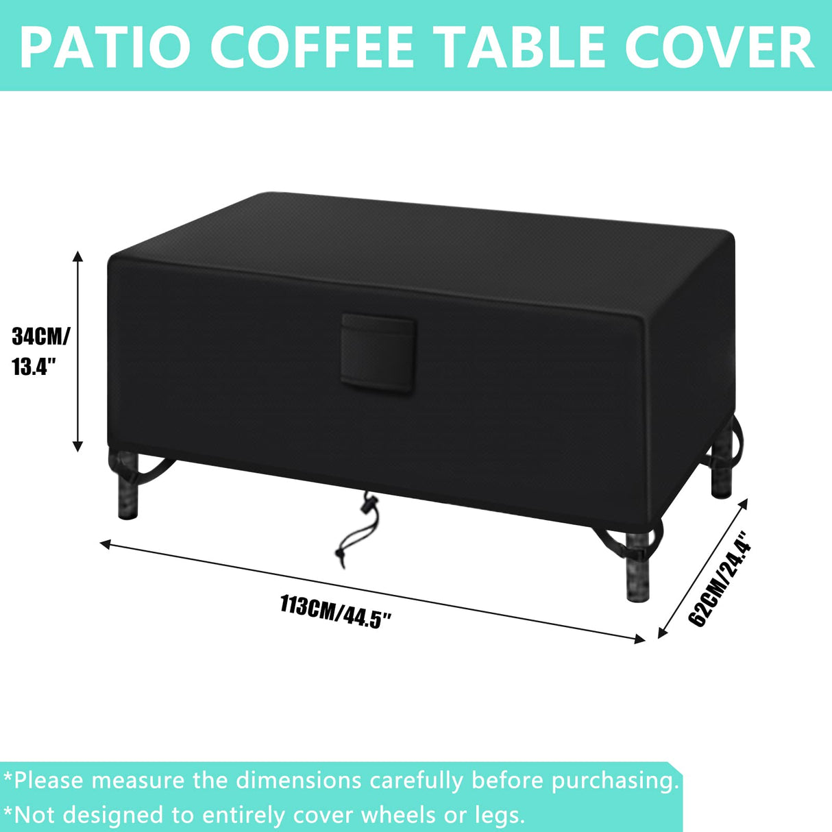 Kovshuiwe Patio Furniture Covers,4-Piece Outdoor Veranda Patio Garden Furniture Covers Set Waterproof - Upgraded 420D Heavy Duty Oxford Fabric Rattan Furniture Cover for Chair Sofa(Black) Kovshuiwe