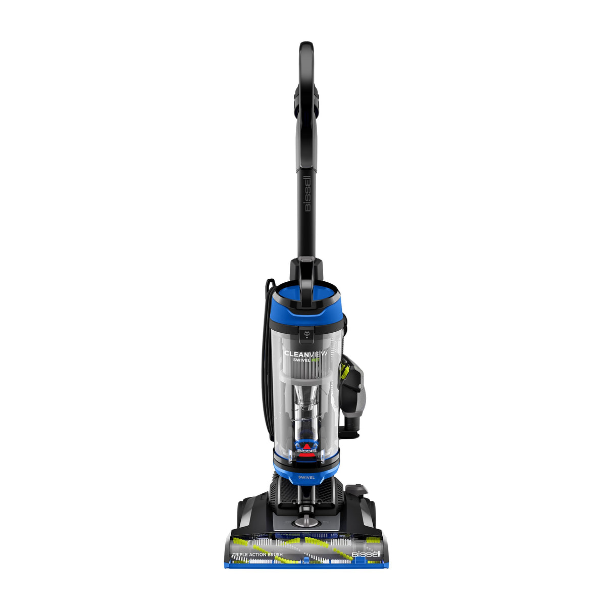 Bissell® CleanView Swivel Vacuum with Triple Action Brush Roll, Swivel Steering, Extension Wand, Easy-Empty Dirt Tank, Multi-Cyclonic Suction System, New 2024 Model Bissell