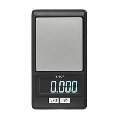 Taylor High-Precision Digital Portioning Scale with Cover, 16OZ/500G, Black