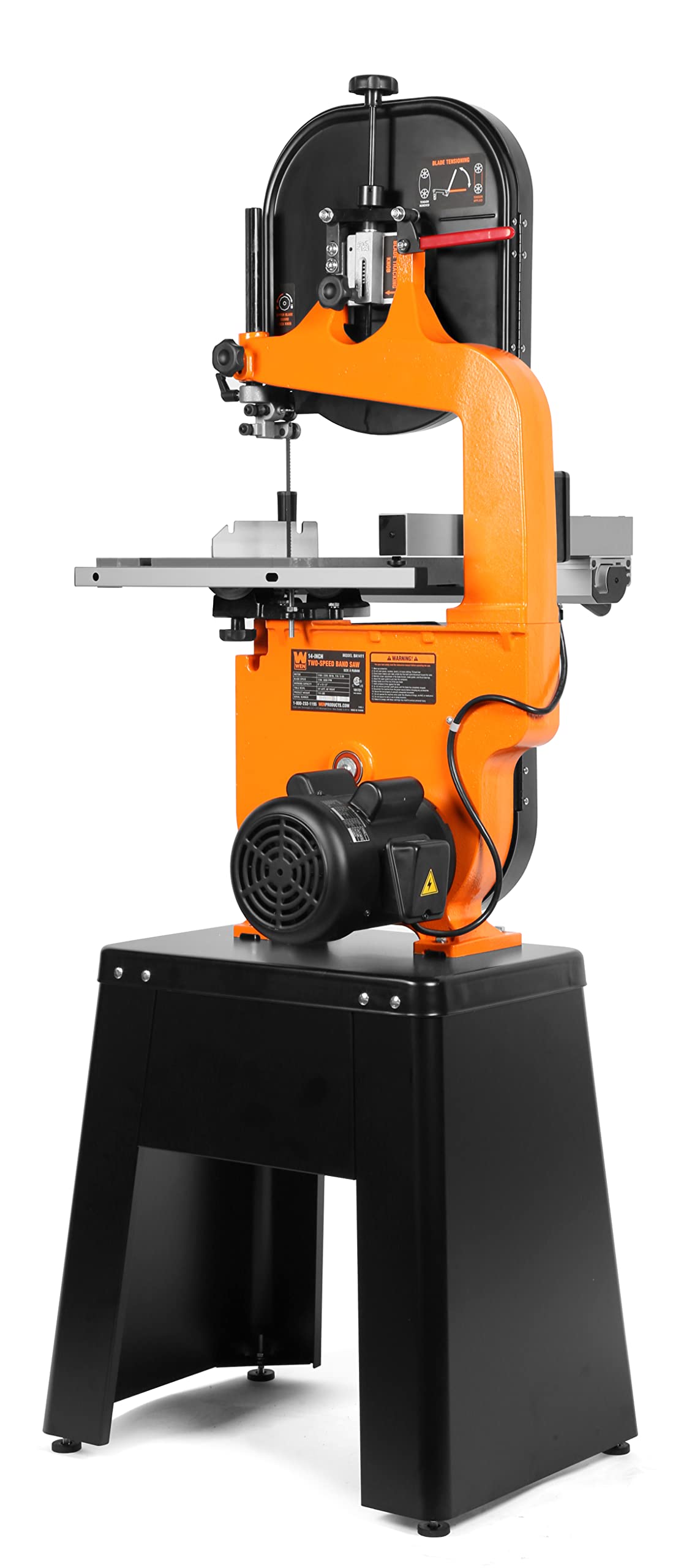 WEN Industrial Band Saw, 14-Inch, 1 HP Dual-Voltage 120V/240V, Two-Speed (BA1411) WEN