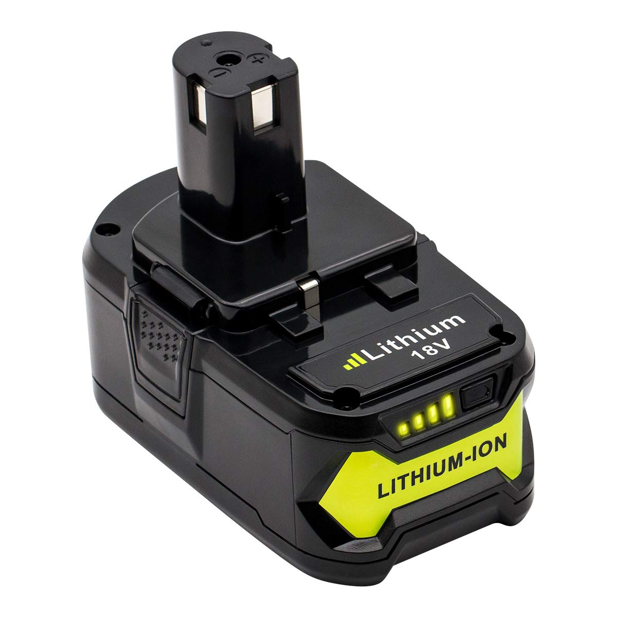 KINGTIANLE 1pack 6.0Ah 18V Replacement Battery for Ryobi 18V Lithium Battery P102 P103 P105 P107 P108 P109 Ryobi ONE+ Cordless Tool KINGTIANLE