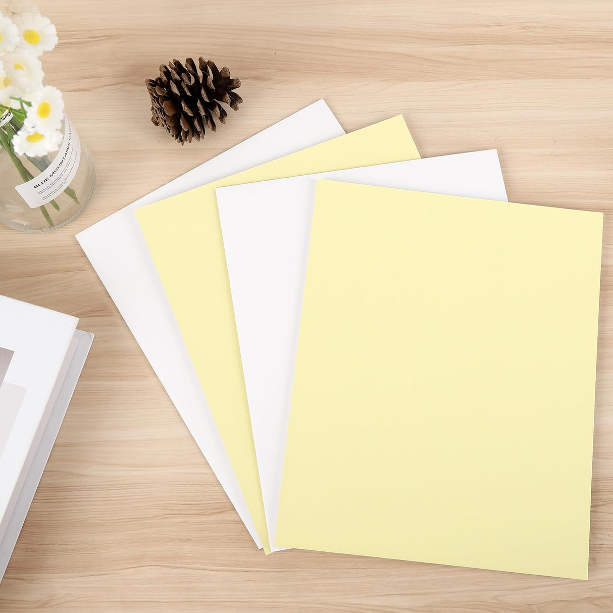 AXELIP Self Stick Mounting Board 8 X 10 inch, for Cross Stitch, Photo Frame Backing (10 Pack) AXELIP