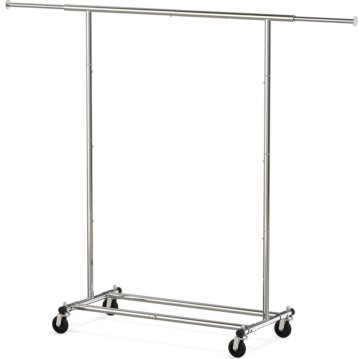 Simple Houseware Heavy Duty Clothing Garment Rack, Chrome Simple Houseware