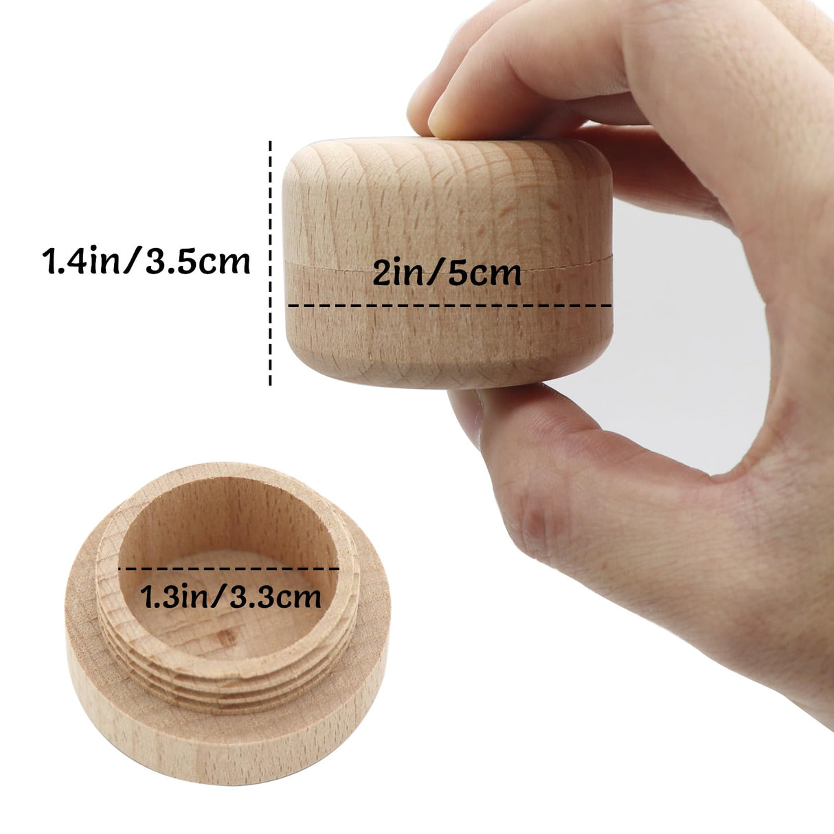 Liannan Custom Wooden Pet Fur Keepsake - Personalized Engraved Dog Ears and Tooth Box, Memorial Box, Loss Sympathy Gift for Dogs and Cats(style 6) Liannan