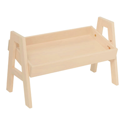 ECR4Kids Adjustable Stacking Shelf with Full Edge, Bookcase, Antique White