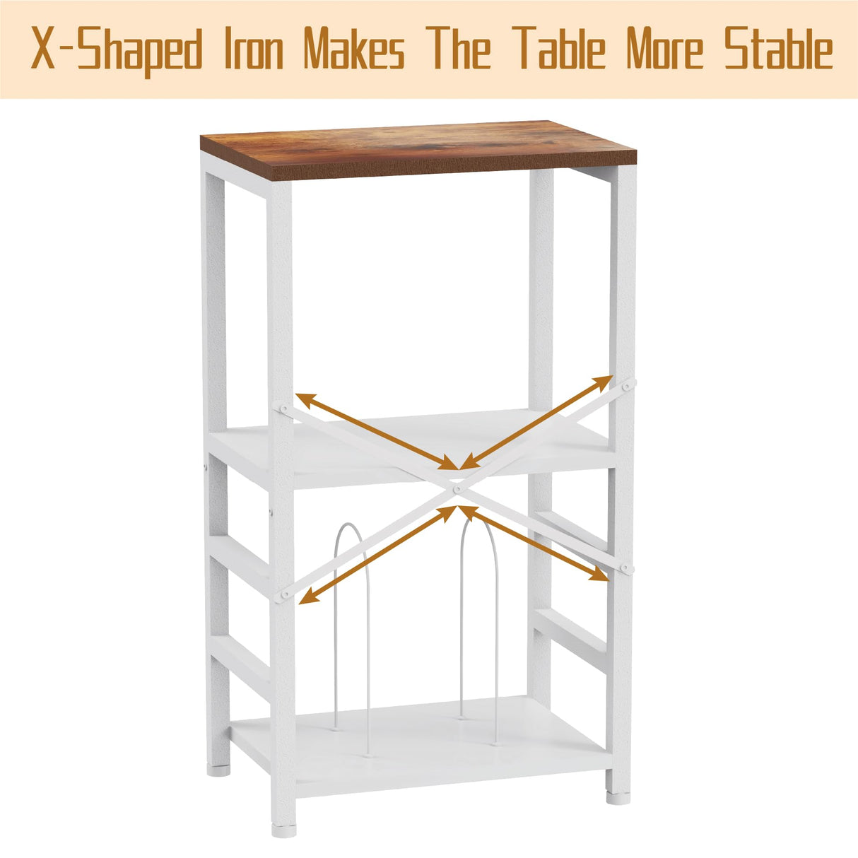 YAKANJ End Table with LED Light,Record Player Stand with Albums Storage,Vinyl Records Storage,Turntable Stand Side Table for Music Room Studio Living Room Bedroom-White YAKANJ