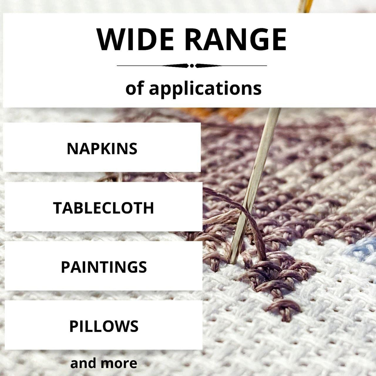 6PCS Aida Cloth 14 Count 3 Pieces Black Cross Stitch Fabric and 3 Pieces White Cross Stitch Fabric Cotton Embroidery Cloth for Needlework 14 Count for Craft Embroidery YARRD