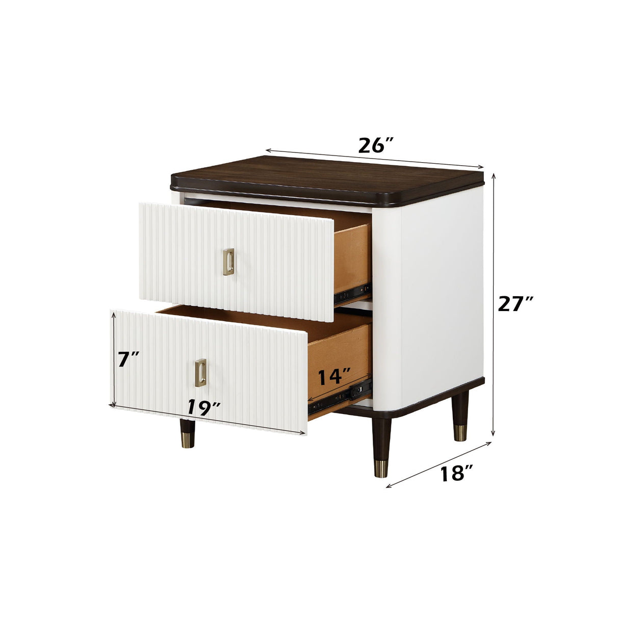 Carena - 5 Piece Bedroom Set (Eastern King Bed, Dresser, Chest, Mirror, Nightstand)