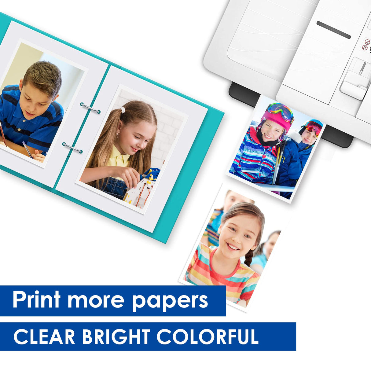 Valinkso LC404 Ink Cartridges Replacement for Brother Ink Cartridge LC 404 Color Standard Yield Compatible for Printer MFC-J1205W MFC-J1215W MFC-J1205W XL(4 Pack,1 Black 1 Cyan 1 Magenta 1 Yellow) Valinkso
