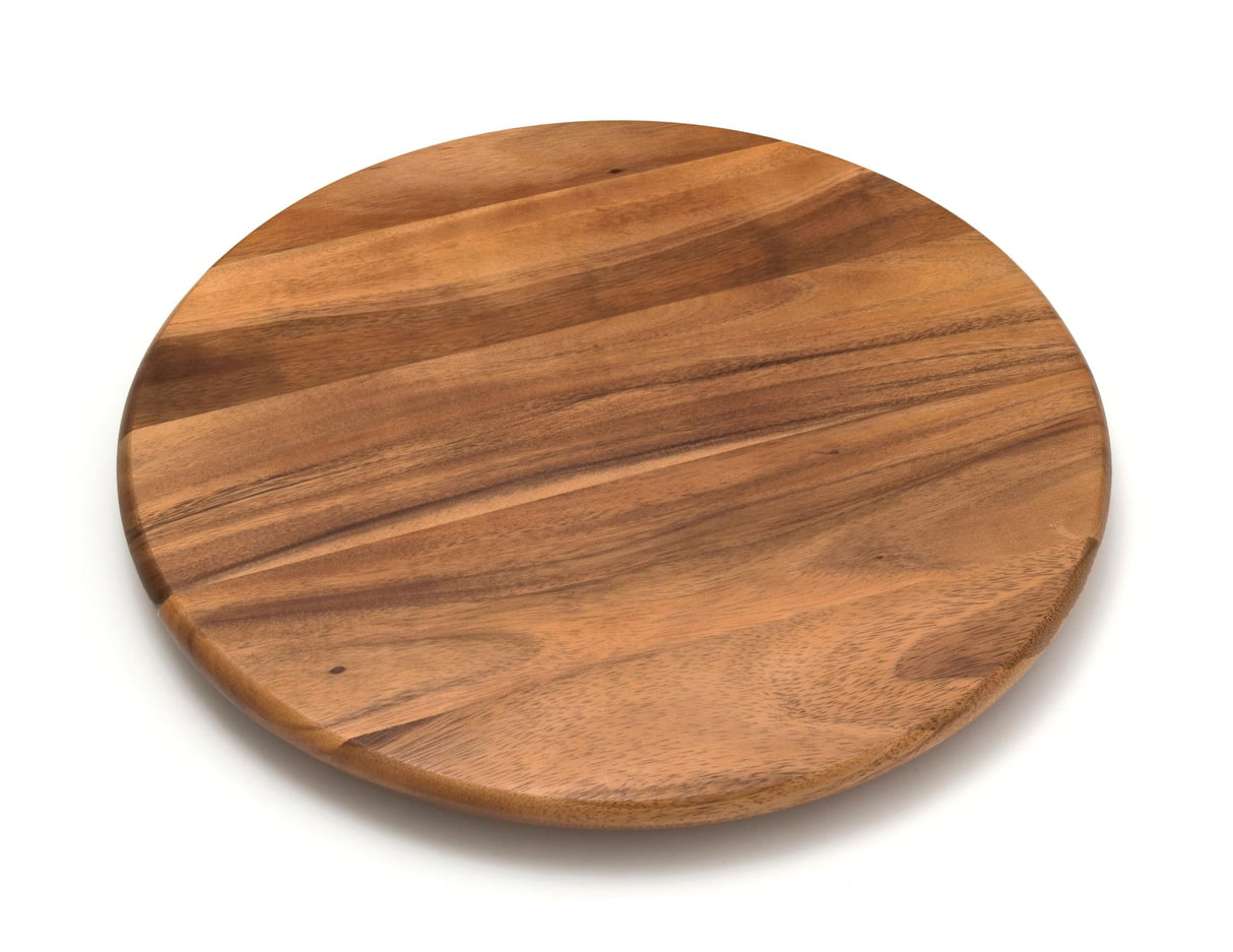 Lipper International Acacia Wood 18-Inch Lazy Susan Kitchen Turntable Lipper International