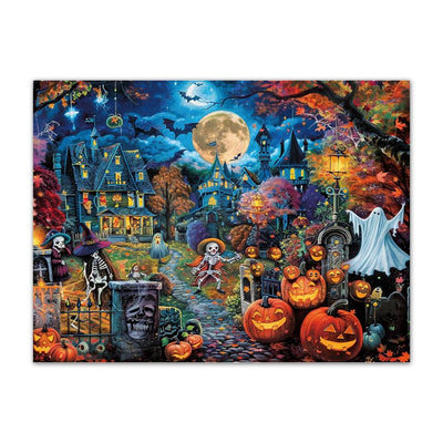 WEMEON Halloween Paint by Numbers Kit for Adults- Halloween Paint by Numbers Kit for Adults Beginner, Adult Paintting by Number Kits on Canvas Arts Crafts for Adult(16 x 20 Inch)
