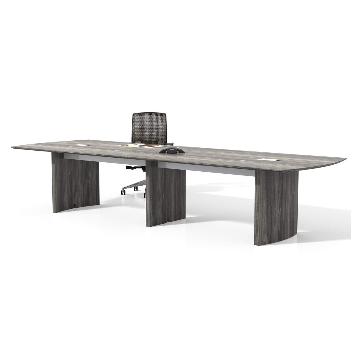 Safco Medina Table, 12', Gray Steel Safco