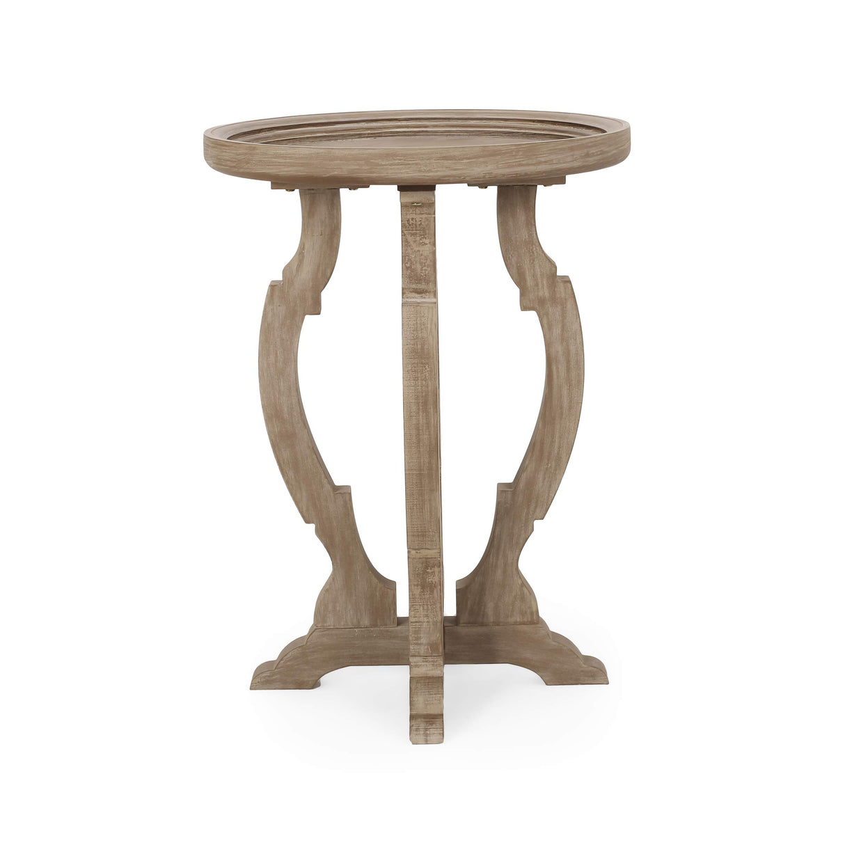 Christopher Knight Home Doris French Country Accent Table with Round Top, Natural Christopher Knight Home
