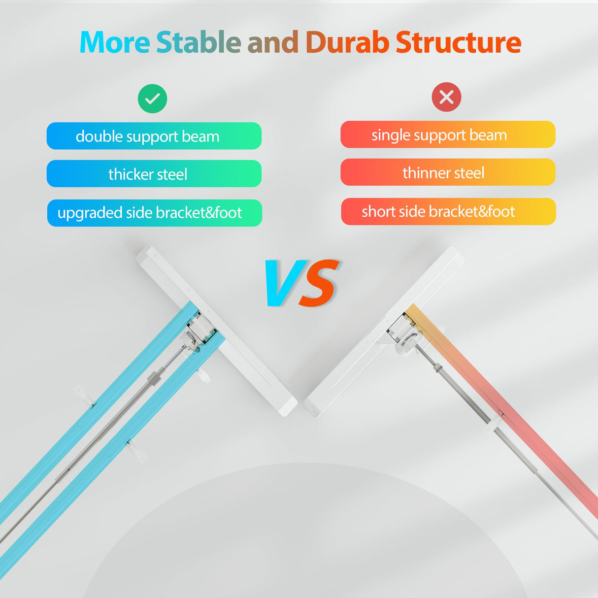 Agilestic Electric Standing Desk, L-Shaped 59 Inches Height Adjustable Desk, Sit and Stand up Desk for Work Office Home, Ergonomic Rising Computer Table for Home Office with Splice Board, White Agilestic