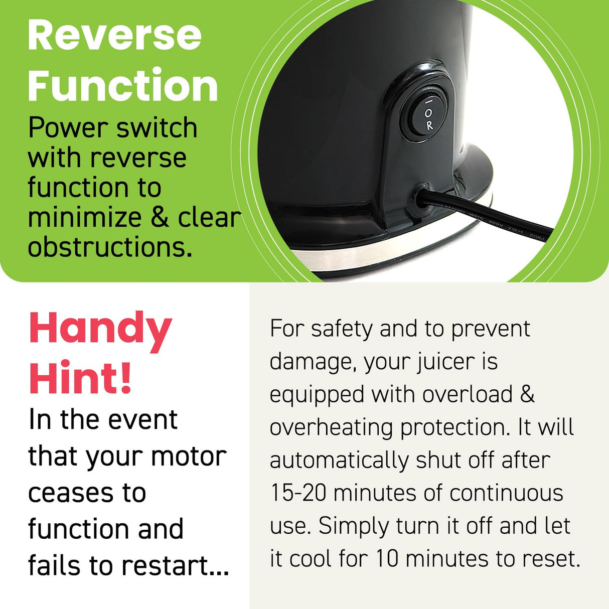 Elite Gourmet EJX017 Whole Fruit 3” Feeding Chute, Dynamic Masticating Slow Juicer, High Yield Cold Press Juice Extractor, Nutrient and Vitamin Dense, Easy to Clean, 27 oz Juice Cup, Black Elite Gourmet