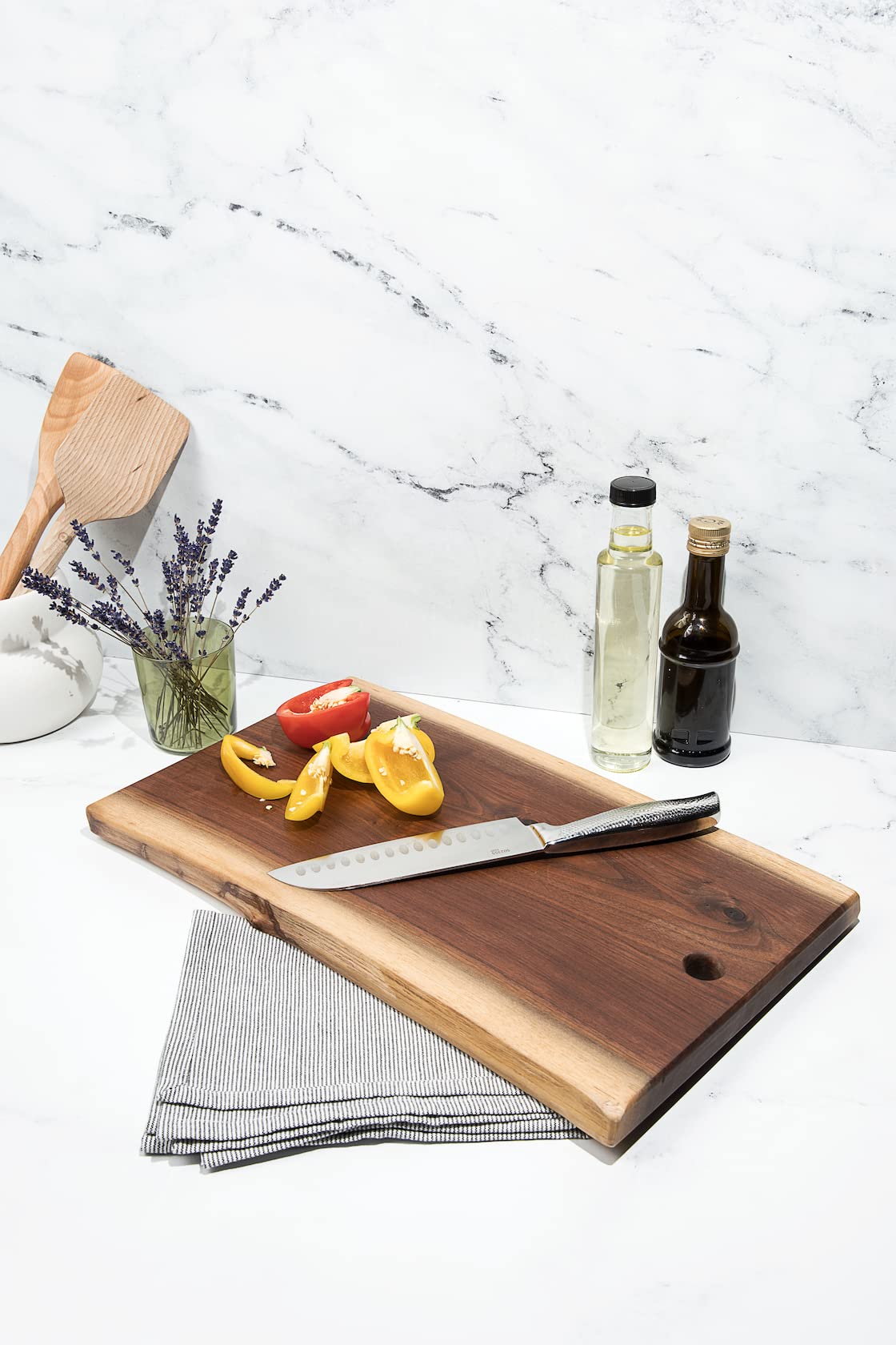 Live Edge Black Walnut Cutting Board, American Amish Handmade, Each Cutting Board is Unique, X Large Cutting Board 10" x 15"… Arbor Down