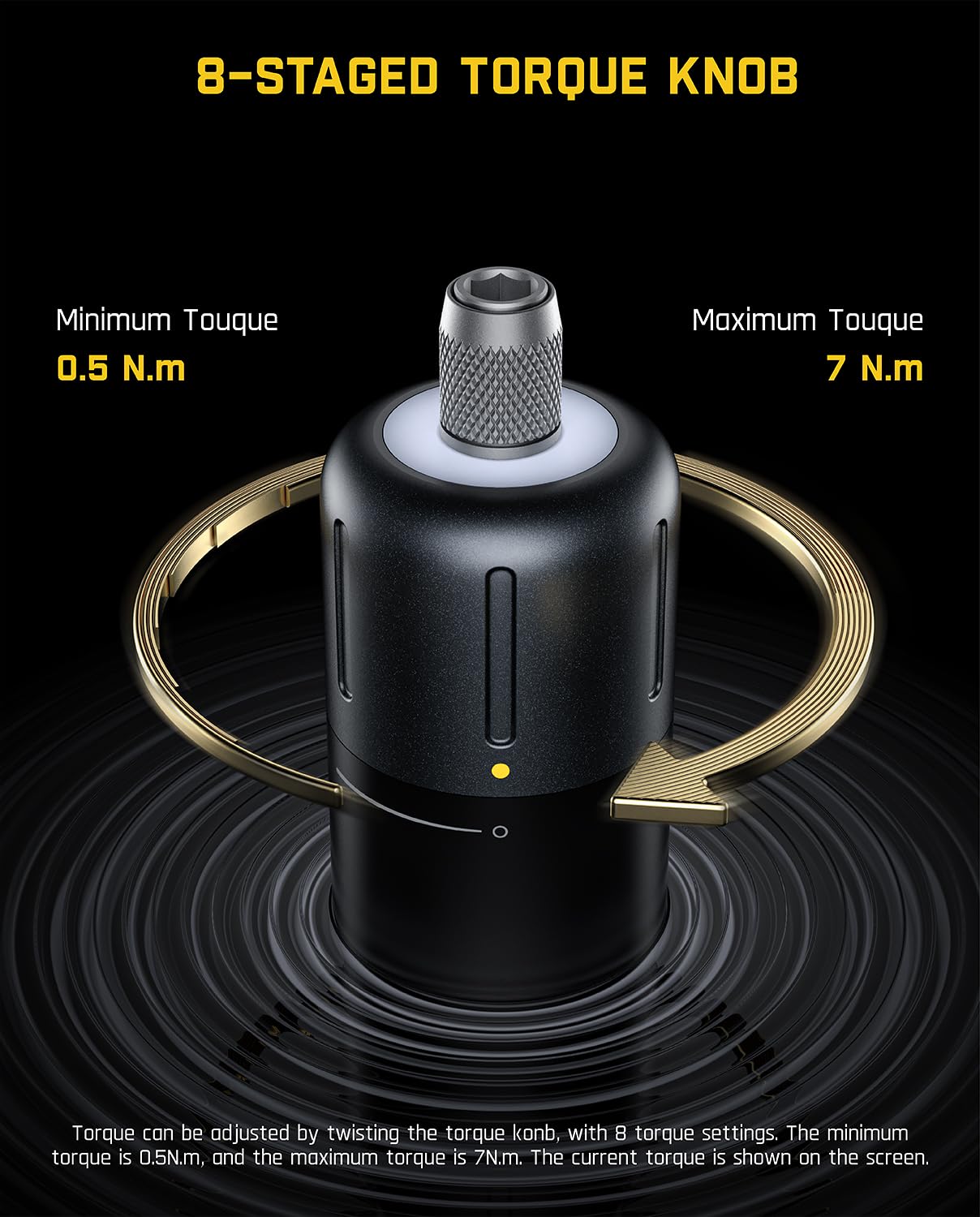 Fanttik Fold S1 APEX 3.7V Cordless Screwdriver, Electric Screwdriver, Screen Interaction, Pivot Handle, High/Low RPM Options, Max 7N.m, 1/4''Hex, Ideas DIY Tool - Deluxe Edition Fanttik