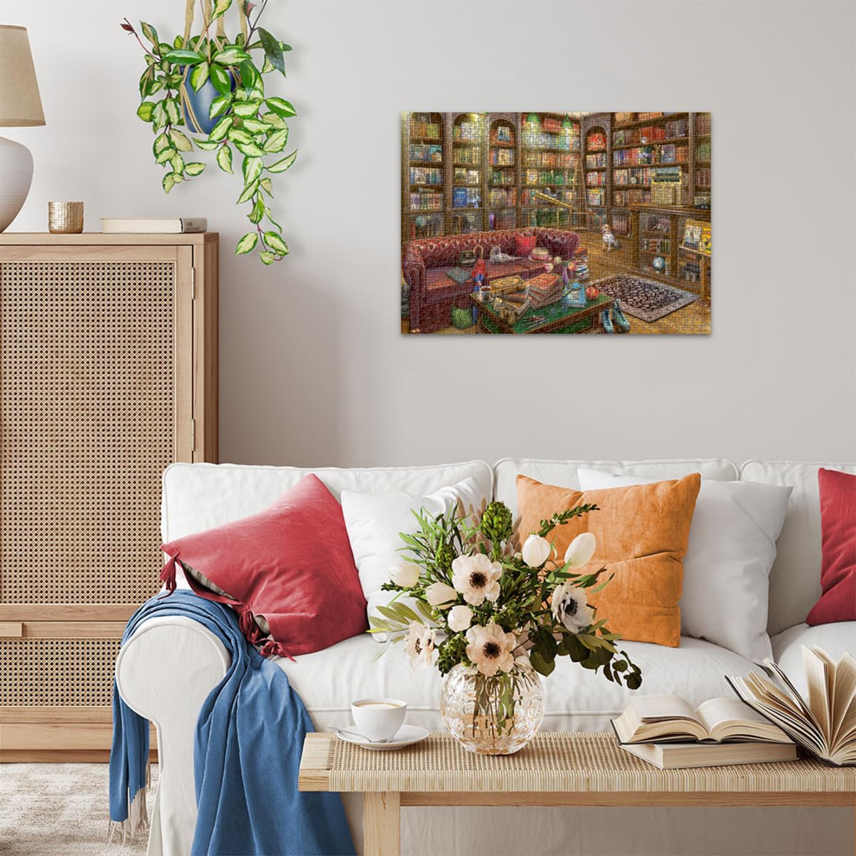 Ravensburger The Reading Room 1000 Piece Jigsaw Puzzle for Adults | Unique, Pieces | Anti-Glare Surface | FSC Certified, Eco-Friendly | Amazon Exclusive Ravensburger