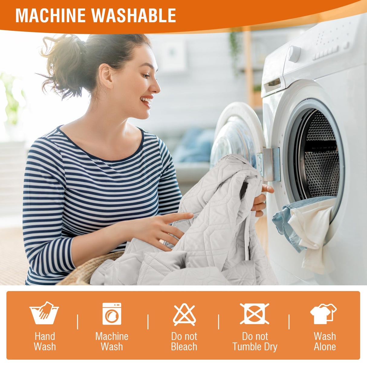 VANSOFY Loveseat Recliner Cover with Console 100% Waterproof Sofa Slipcovers Non-Slip Reclining Couch Cover Split Sofa Covers Furniture Protector for Pets, Dogs(Off White) VANSOFY