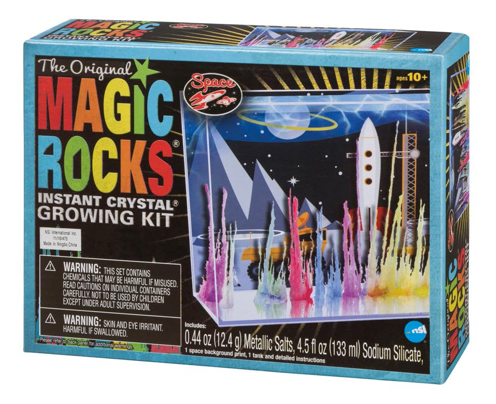 Toysmith Magic Rocks Instant Crystal Growing Kit (Assorted Styles) Toysmith