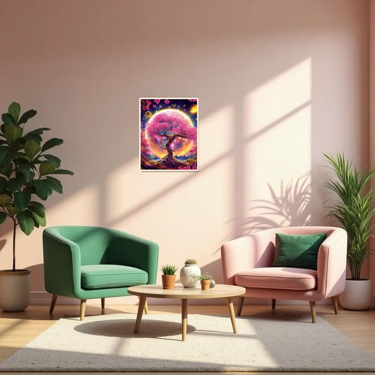 obterie Tree of Life Paint by Numbers Kit for Adults Beginner Tree Oil Painting Kit Adult Paint by Number Kits on Canvas DIY Painting for Beginners Art by Numbers for Gifts Home Wall Decor 16x20 Inch obterie