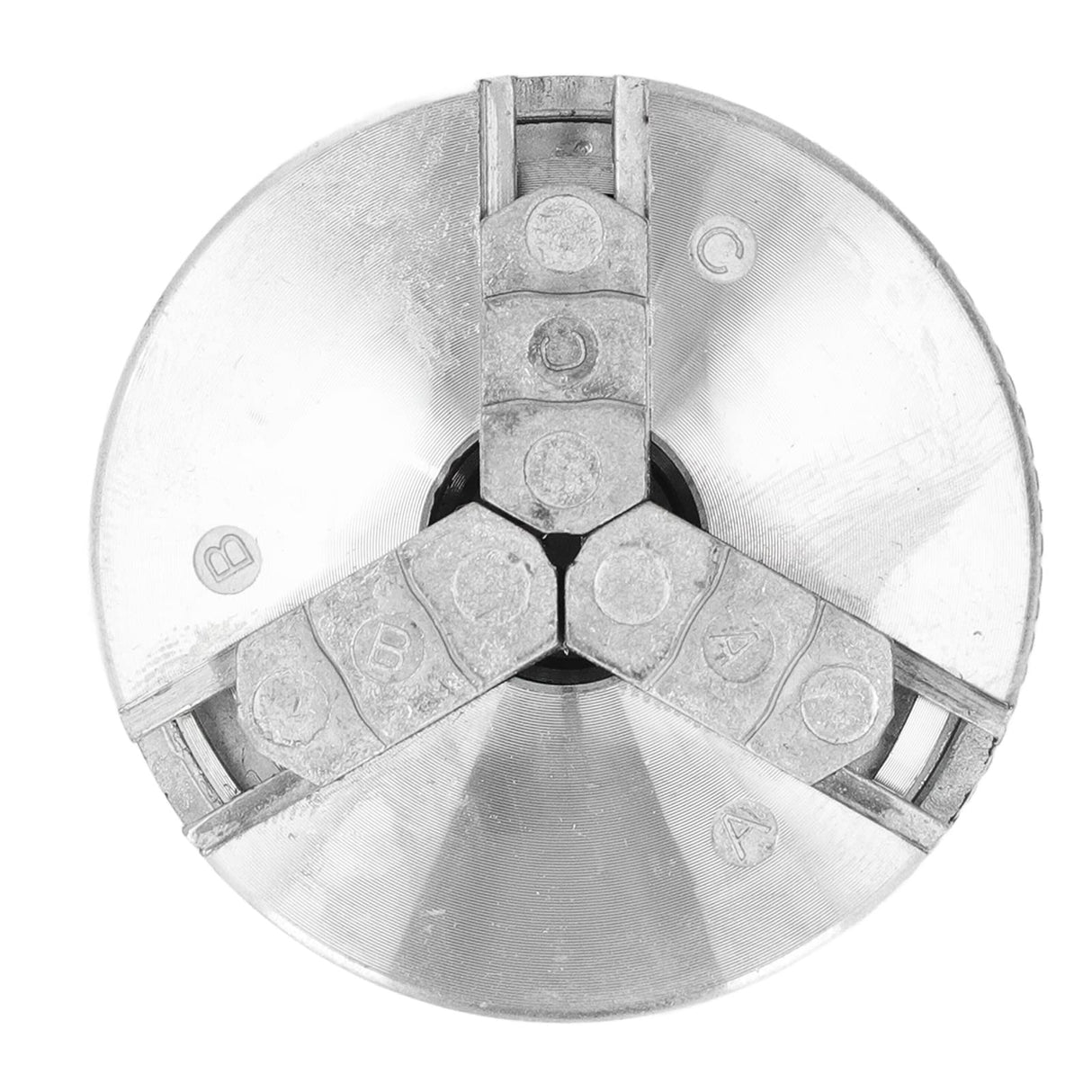 Topyond 3 Jaw Lathe Chuck Set, Aluminum Alloy Lathe Jaw, Self Centering Lathe Chuck Plate with X1 Connecting Rod 10x35mm Clamping Topyond