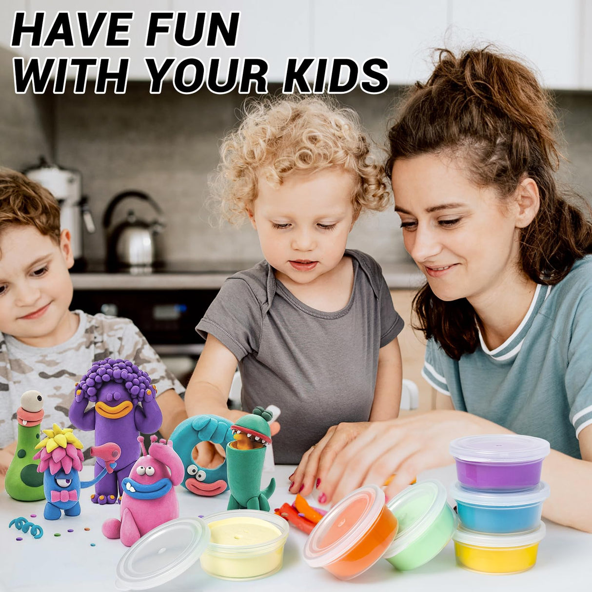 Drawdart Air Dry Clay- 36 Colors Modeling Clay Kit with 3 Sculpting Tools, Safe & Non-Toxic, Magic Foam Clay for Kids and Adults, DIY Molding Clay Gift for Boys and Girls Drawdart