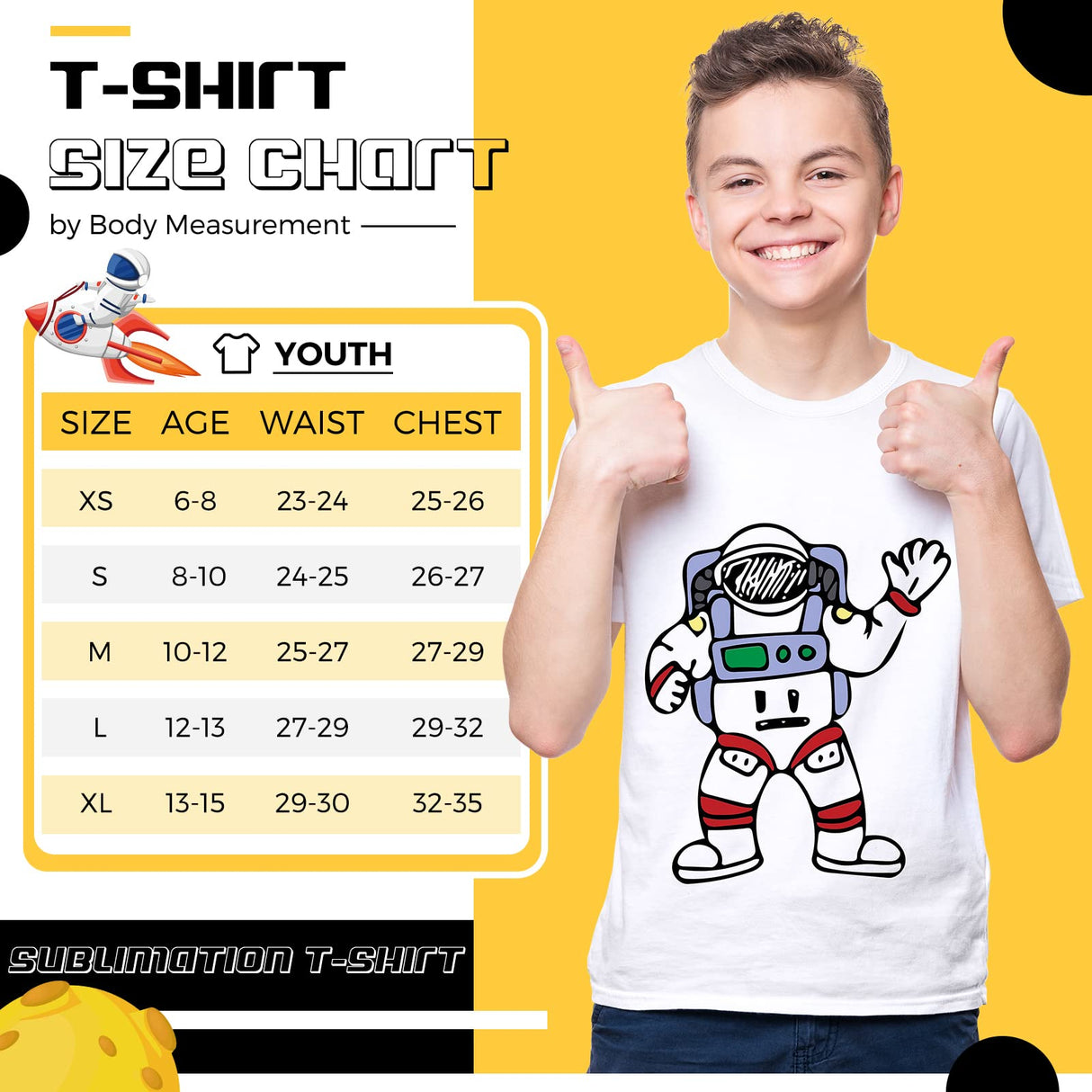 5 Pack Youth Sublimation Blank T Shirt White Polyester Shirts Crew Neck Short Sleeve Sublimation T Shirt (Medium) Tarpop