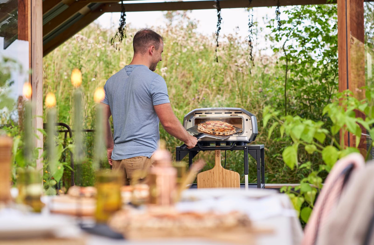 Ooni Volt 12 Electric Pizza Oven - Indoor & Outdoor Versatile Electric Oven, Pizza Cooker with Stone, Indoor and Outdoor Toaster Oven Countertop, Portable Pizza Oven, Cook 12 Inch Pizzas and More ooni