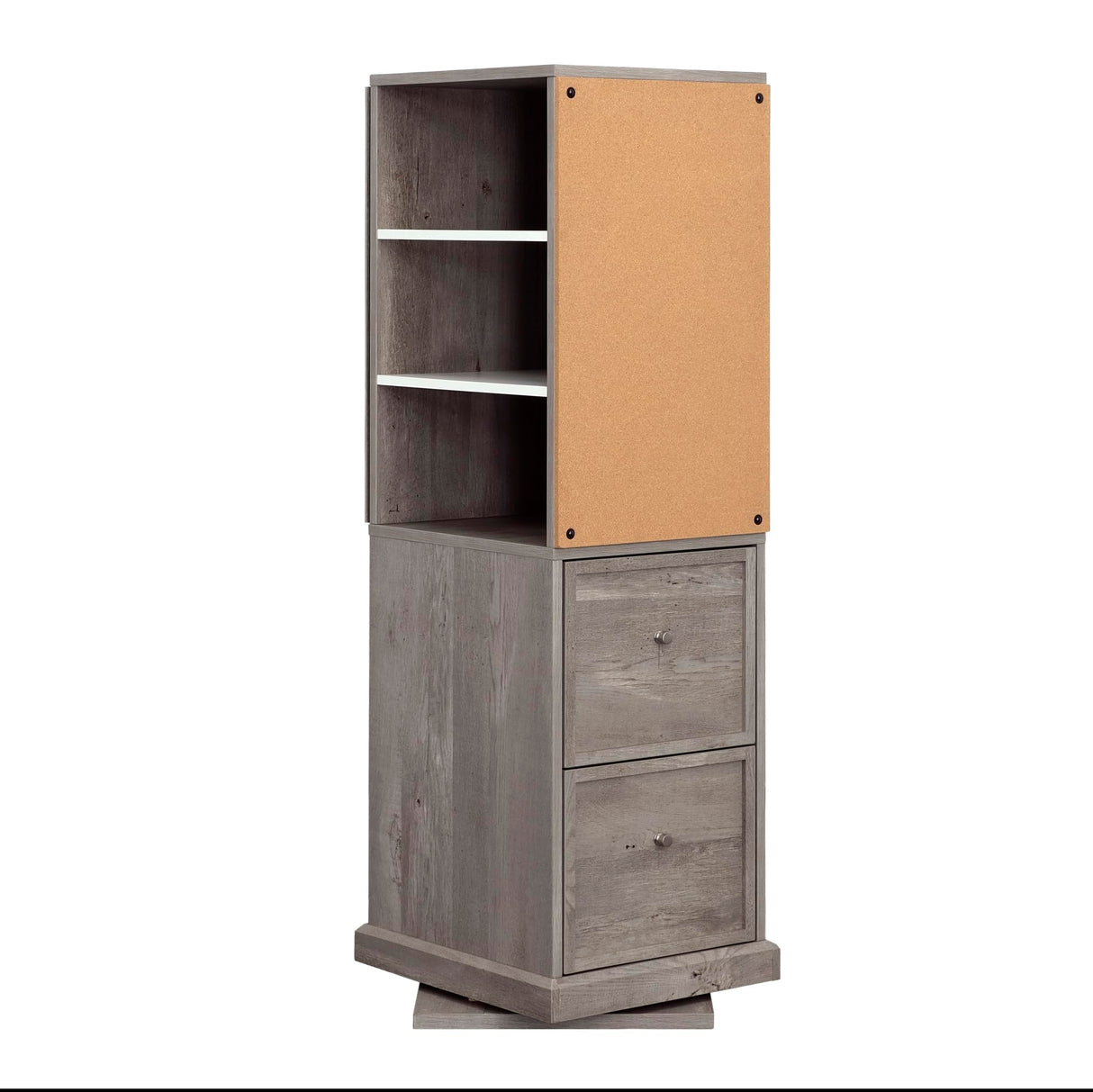 Sauder Pro Series Craft Tower, L: 17.91" x W: 20.08" x H: 57.8", Mystic Oak Sauder