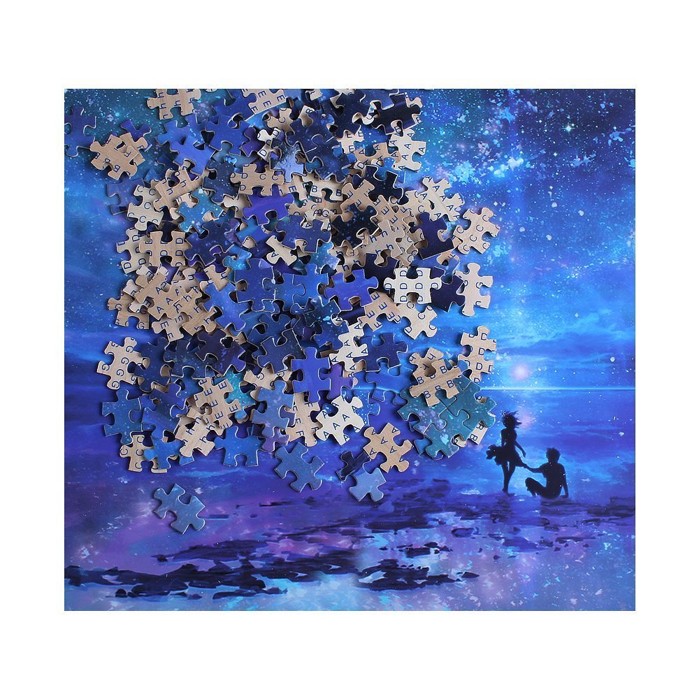 Ingooood Jigsaw Puzzles 1000 Pieces- Imagination Series Fantasy Romantic Star Sea Puzzle Ingooood