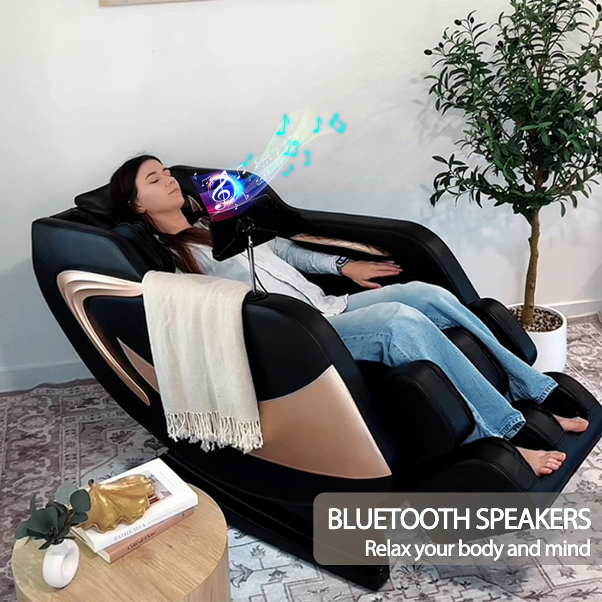 Artist hand Massage Chair Full Body, Zero Gravity Massage Chair Shiatsu Massage Recliner with 5 Auto Modes, Back & Upper Legs Heating, Built-in Speakers, Calfrest Extension, Airbags, Foot Rollers Artist hand