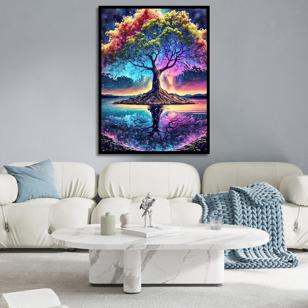 CNITUR DIY 5D Diamond Painting Kits for Adults Diamond Art Tree of Life Diamond Painting Full Drill Crystal Rhinestone Embroidery Craft Kits for Home Wall Decor Gifts, Diamond Art Kits B10045 CNITUR