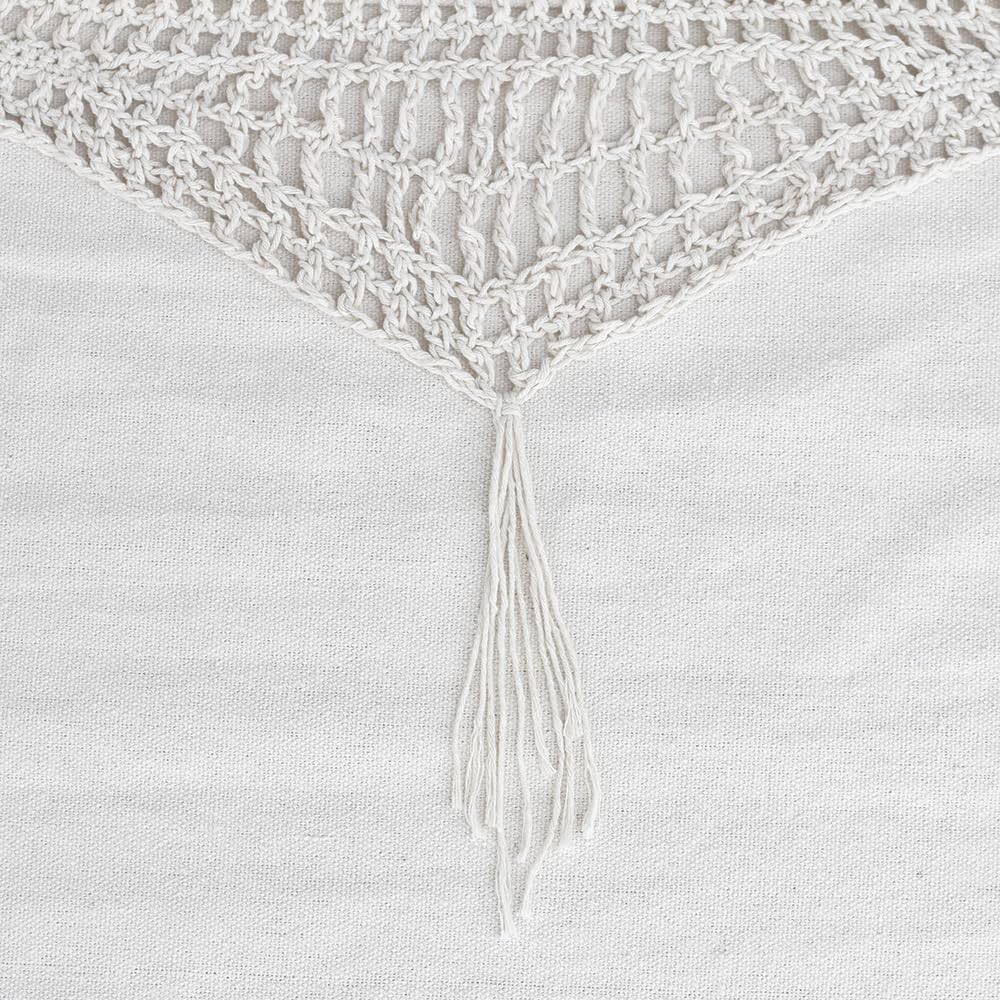 Vivere Double Cotton Hammock with Solid Pine Arc Stand - 450 lb Capacity, Durable FSC Wood Frame, Includes Hardware & User Guide - 450 lb Weight Capacity Vivere