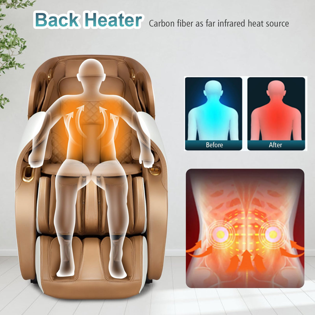 Giantex Full Body Massage Chair, Zero Gravity Shiatsu Massage Recliner with SL Track, Voice Control, Heat, Foot Roller, Thai Yoga Stretch, Airbags, 12 Auto Modes, 5 Manual Modes, Free Indoor Delivery Giantex