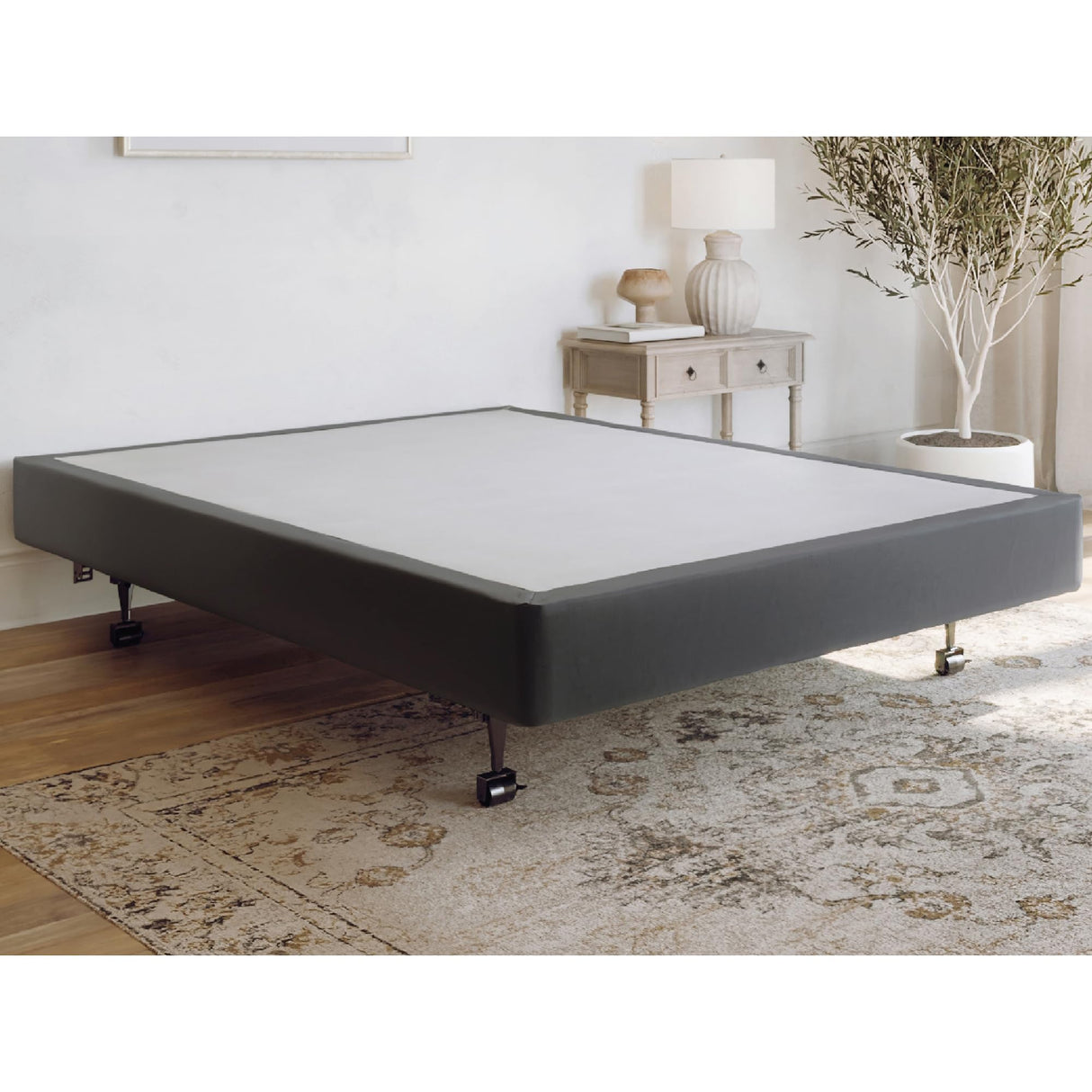 Hercules 8 Inch High Profile Foundation Mattress Box Spring Replacement, Full Hercules