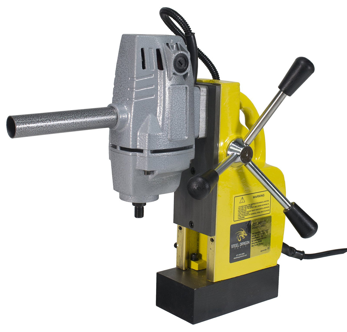 Steel Dragon Tools MD13 Magnetic Drill Press with 1/2" Boring Diameter and 1910 LBS Magnetic Force Steel Dragon Tools