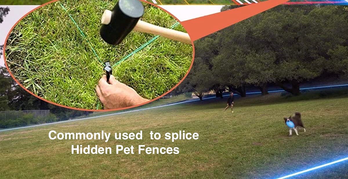 EMBerg Waterproof Wire Splice Kit for Wire Break Repair in Electric In-Ground Dog Fence Systems and Robot Lawn Mowers EMBergSupply