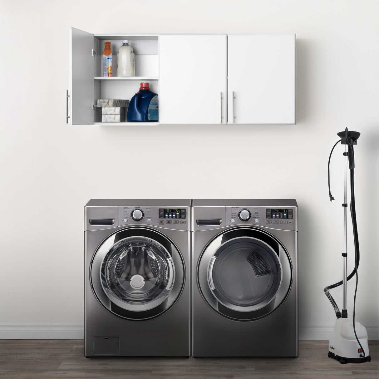 Prepac Elite 3-Door Wall Cabinet/Pantry Storage Cabinet | White, 54W x 24H x 12D | Versatile Garage Wall Cabinet by Prepac Prepac