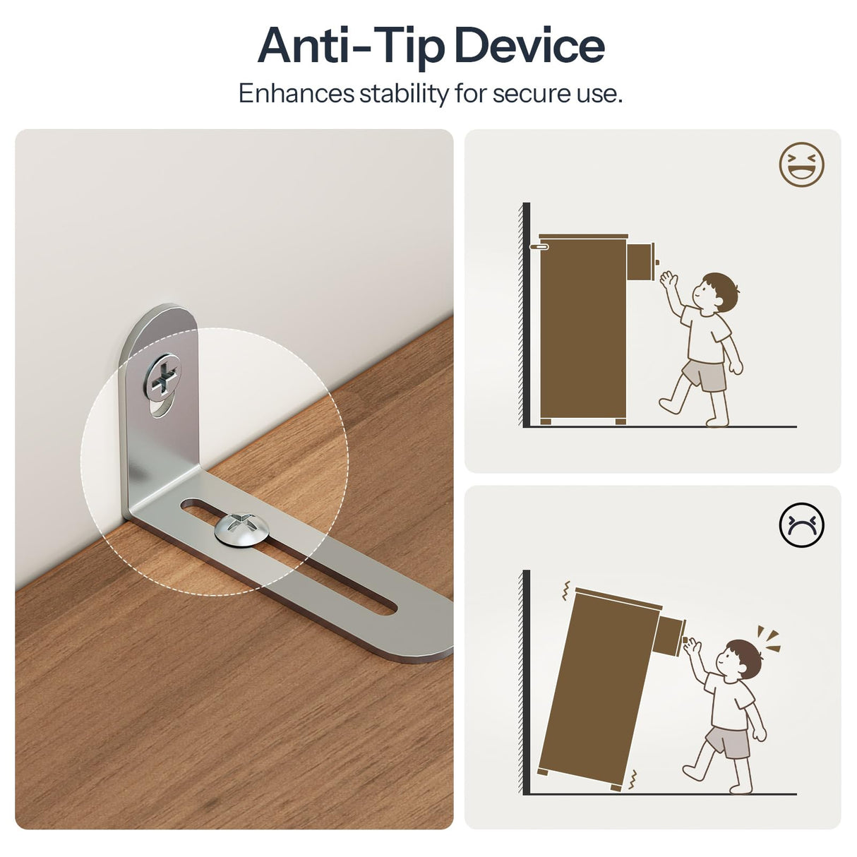 HOOBRO Armoire Wardrobe Closet with 2 Doors and 2 Drawers, 70.9" Tall Bedroom Armoire with Hanging Rod, Farmhouse Wardrobe Closet for Bedroom, Freestanding Clothing Storage Cabinet, White and Walnut HOOBRO