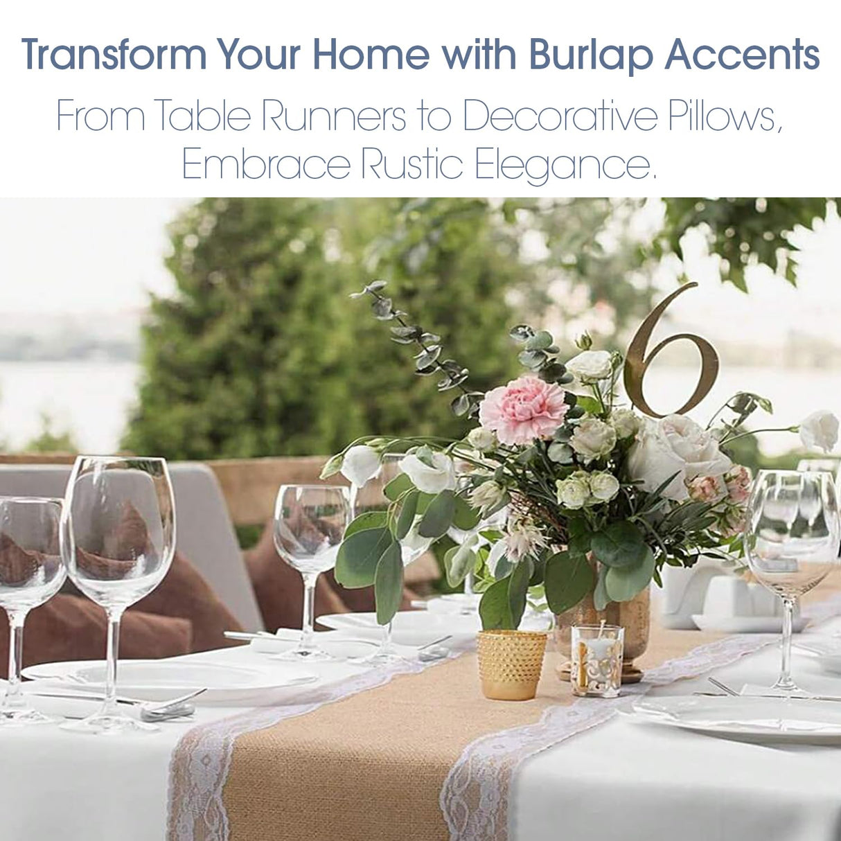 Pico Textiles 40” Wide Burlap - 1 Yard (3 Feet) - Premium Natural Burlap Fabric, Sold by The Yard - Great for Weddings, Home Crafts, Garden Fabric, Burlap Table Runner, Burlap Tablecloth WoodArtSupply