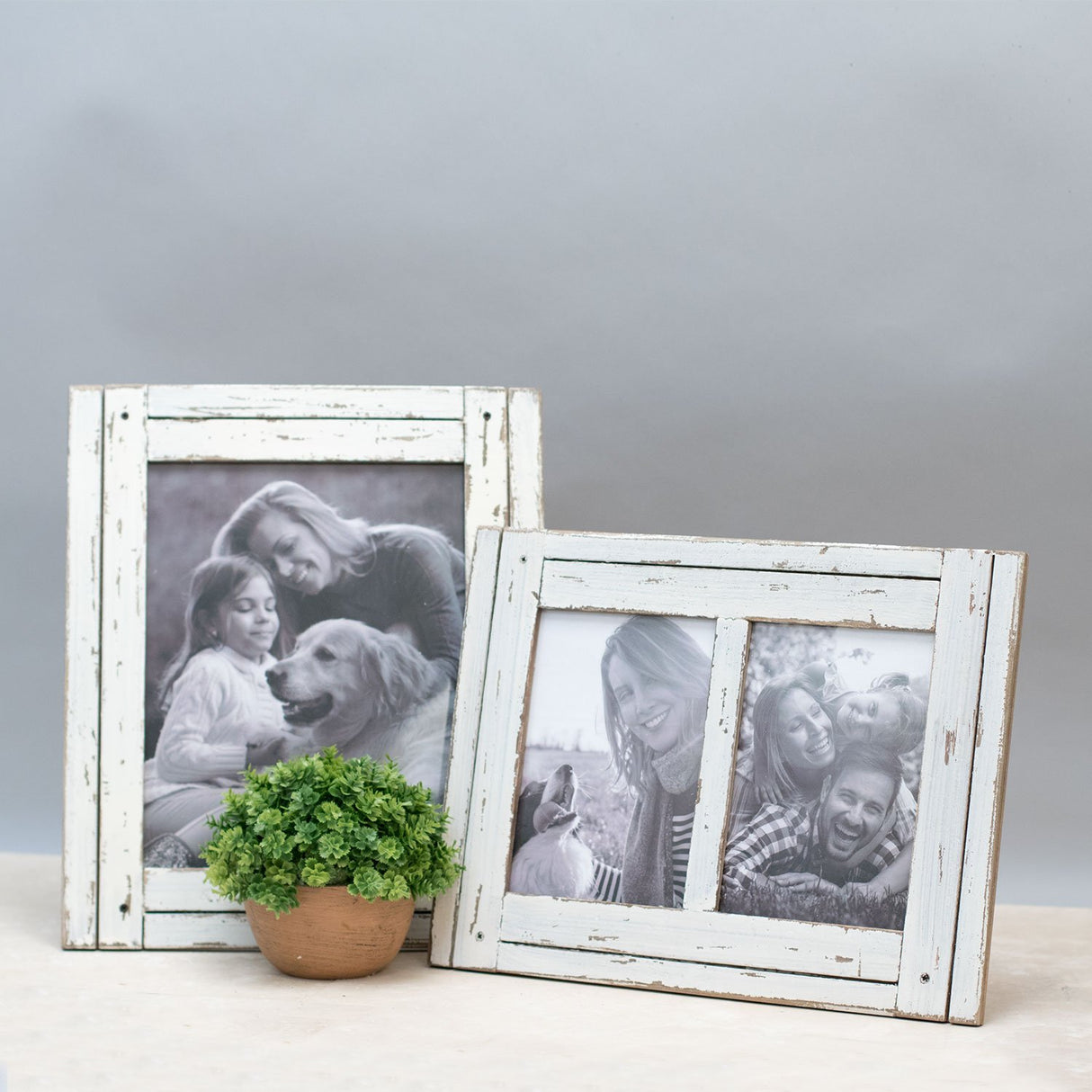 Foreside Home & Garden FFRD06190 4X6 Heartland Photo Frame White Foreside Home & Garden