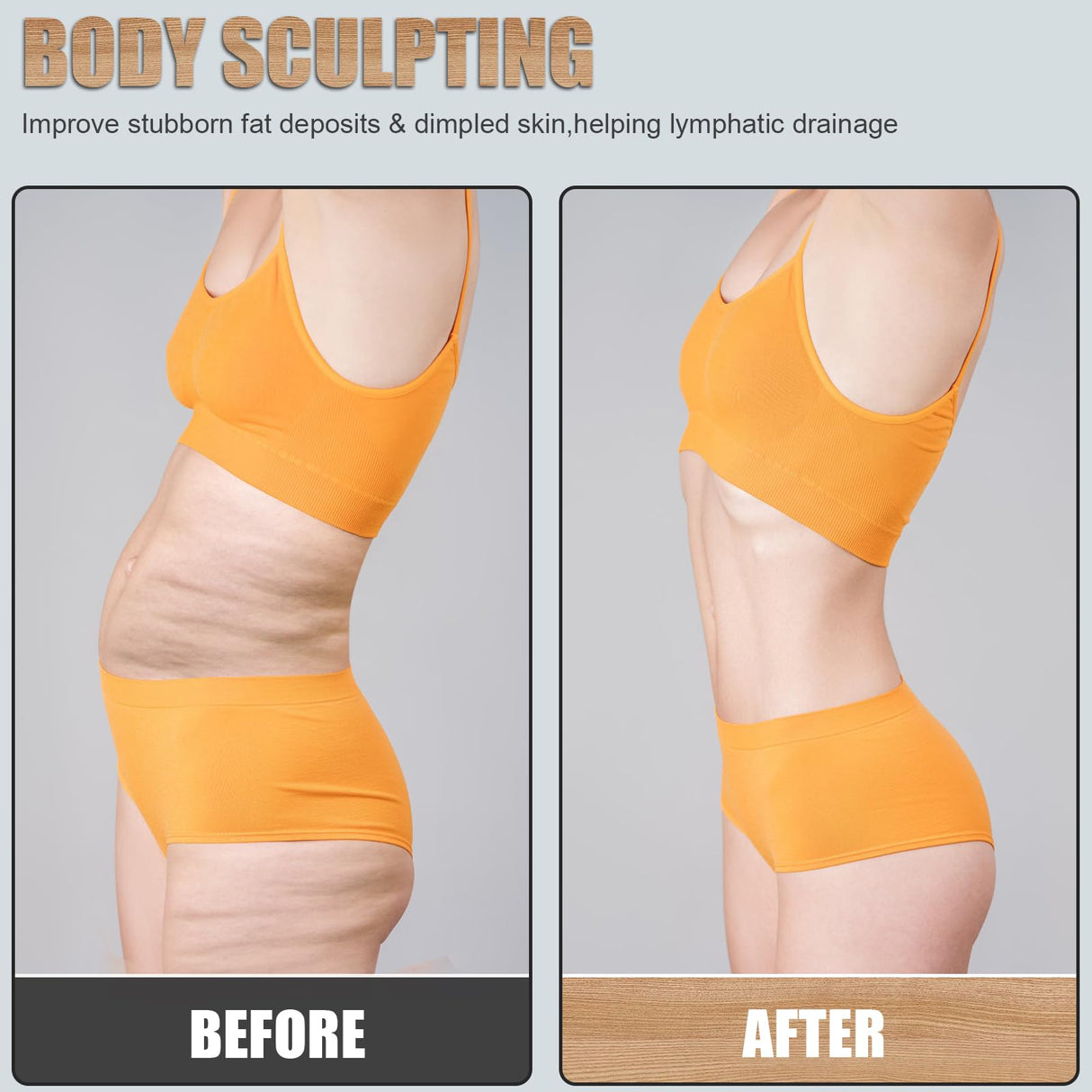 KintKita Wood Therapy Massage Tools,Wooden Lymphatic Drainage Massager, Cellulite Remover Body Sculpting Tool for Cellulite Reduction,Muscle Tension Release,Body Contouring and Shaping KintKita