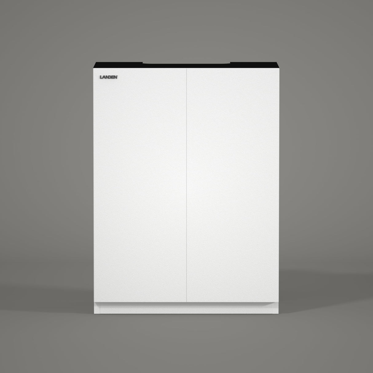 LANDEN Aquarium Wooden Stand and Cabinet Fish Reptile Sea Salt Water Tank Stand, Nano Foam Leveling Mat Included, W23.6xD11.8xH31.49 in, Matte White Painted (Stand Only) LANDEN