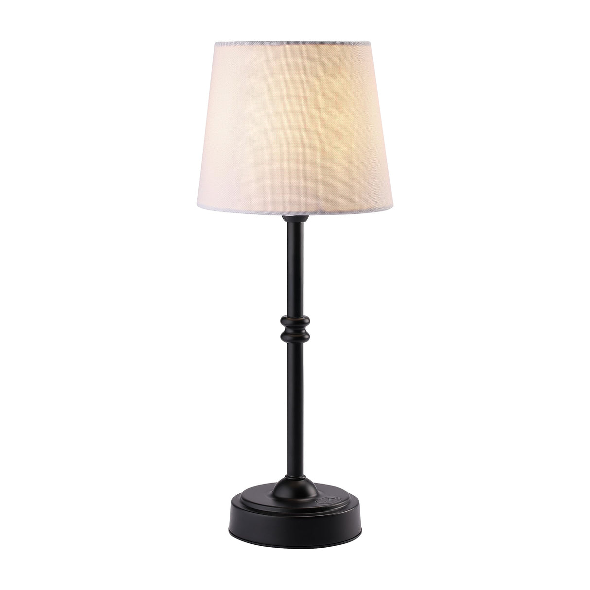 O’Bright Seraph - Cordless LED Table Lamp with Dimmer, Built-in Rechargeable Battery, 3-Level Brightness, Patio Table Lamp, Bedside Night Lamp, Ambient Light for Restaurant, Black O'Bright