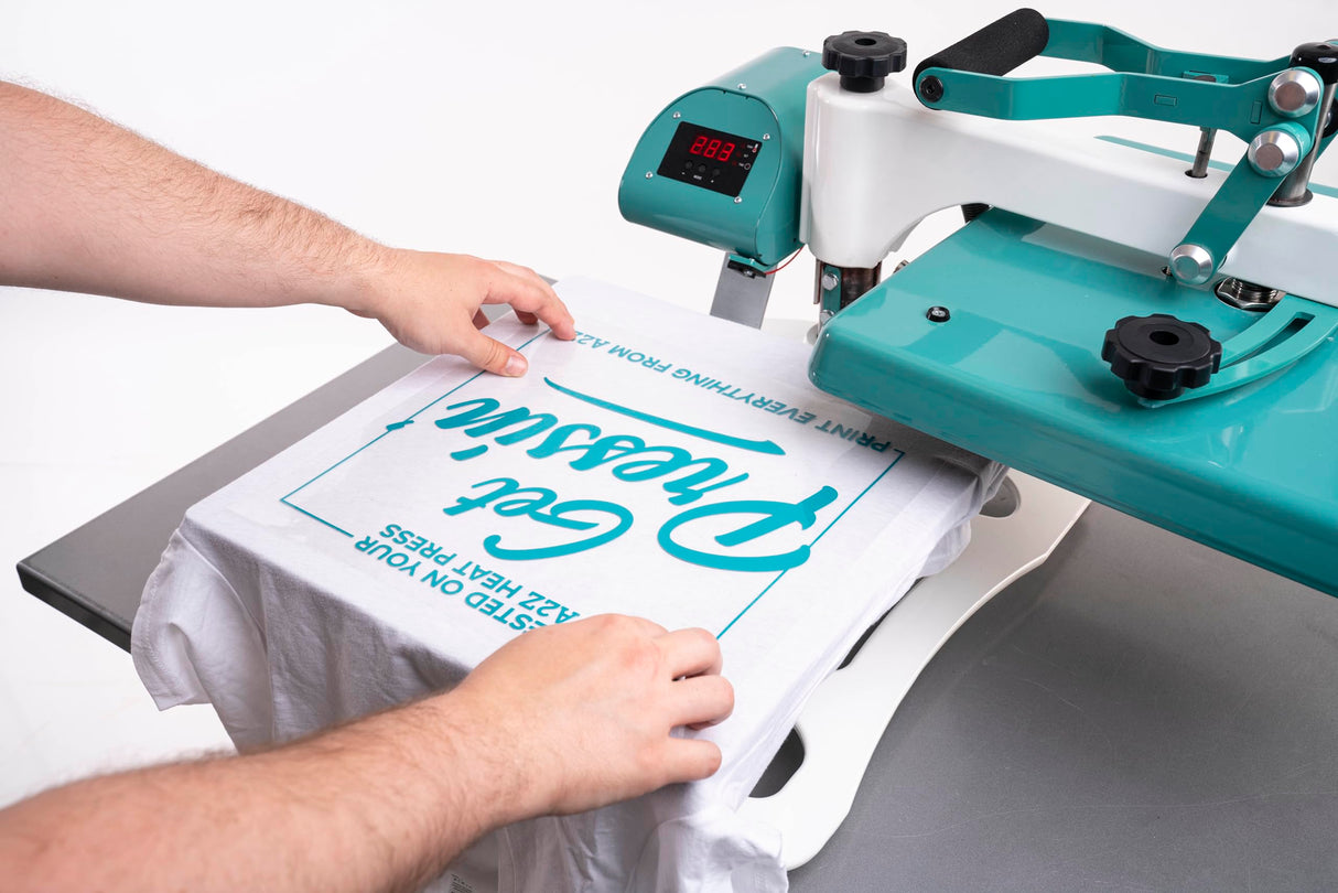 Stahls' A2Z Swing Away Heat Press 15"x15": Versatile Precision for Your Crafting Needs. Effortlessly Achieve Professional Transfers on a Wide Range of Materials! Stahls'