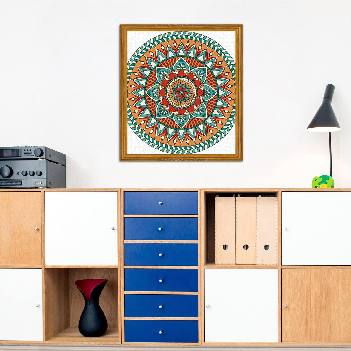 Hard Puzzles for Adults 1000 Pieces and up, Round Mandala Puzzle, Colorful Gradient Puzzle 1000 Piece, Impossible Difficult Jigsaw Puzzles 1000 Pieces PICKFORU