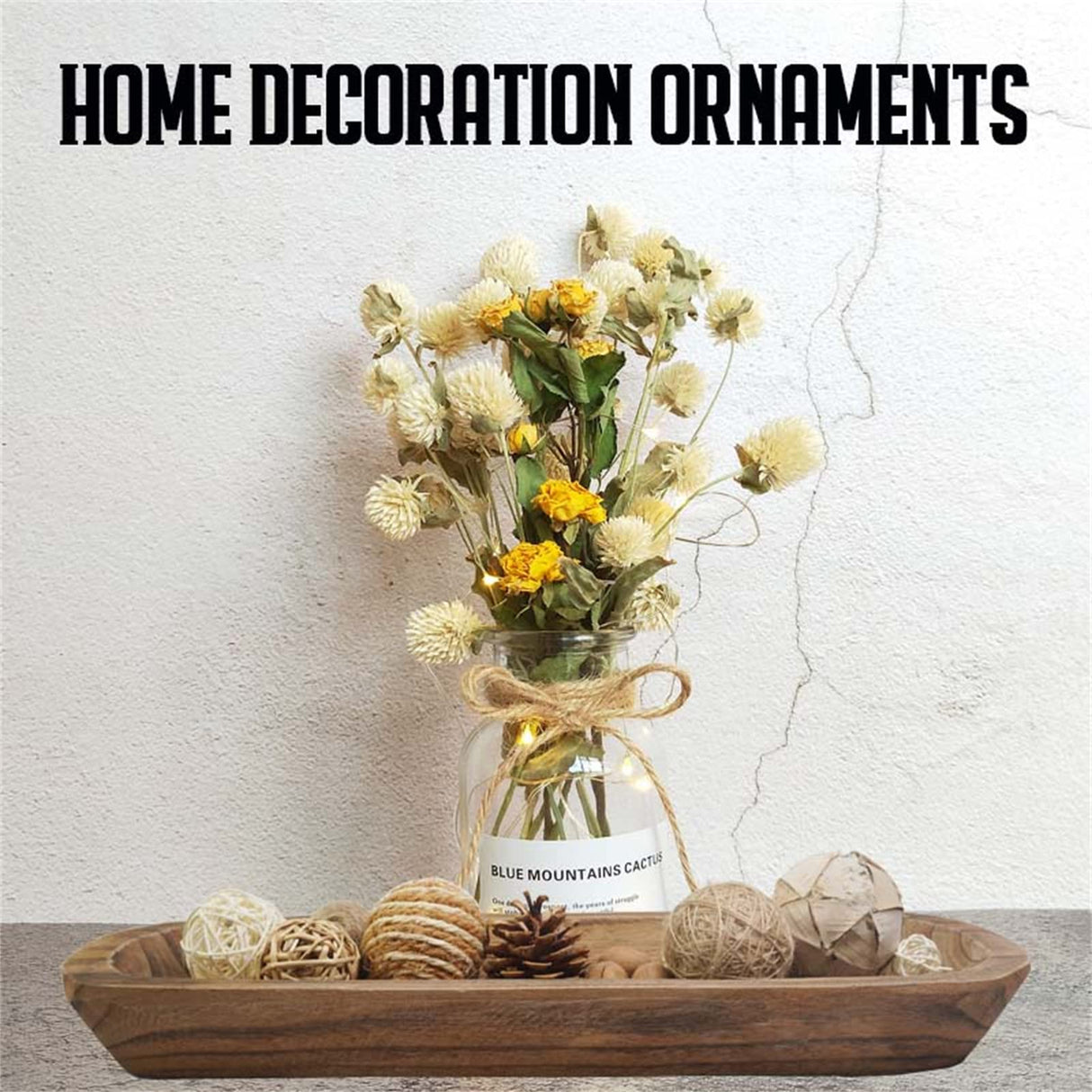 S-SNAIL-OO Wooden Dough Long Bowls Decor, Baguette Bowl Wooden Large Dough Bowl Centerpieces for Home, Rustic Wooden Decorative Bread Fruit Tray (20×6×2'') S-SNAIL-OO